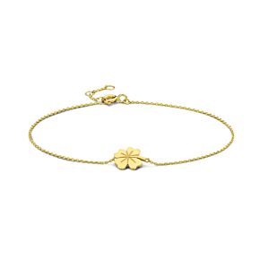 9k clover bracelet 16.5 - 17.5 - 18.5 cm