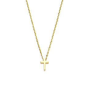 9k necklace cross 41 - 43 - 45 cm