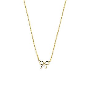 9k bow necklace 41 - 43 - 45 cm