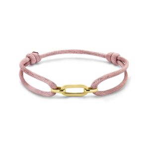 satin soft pink bracelet 13 - 26 cm