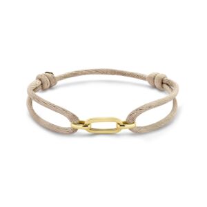 satin beige bracelet 13 - 26 cm