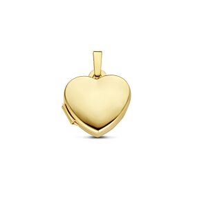 9k heart medallion 10 mm