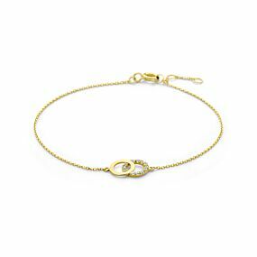 9k bracelet zirconia 16.5 - 17.5 - 18.5 