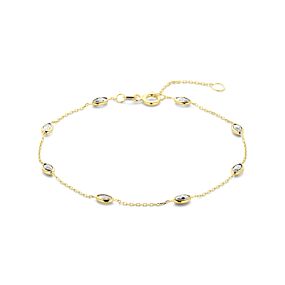 9k bracelet zirconia 16.5 - 17.5 - 18.5 cm