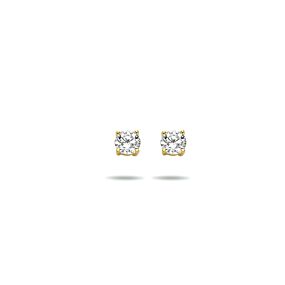 9k zirconia stud earrings